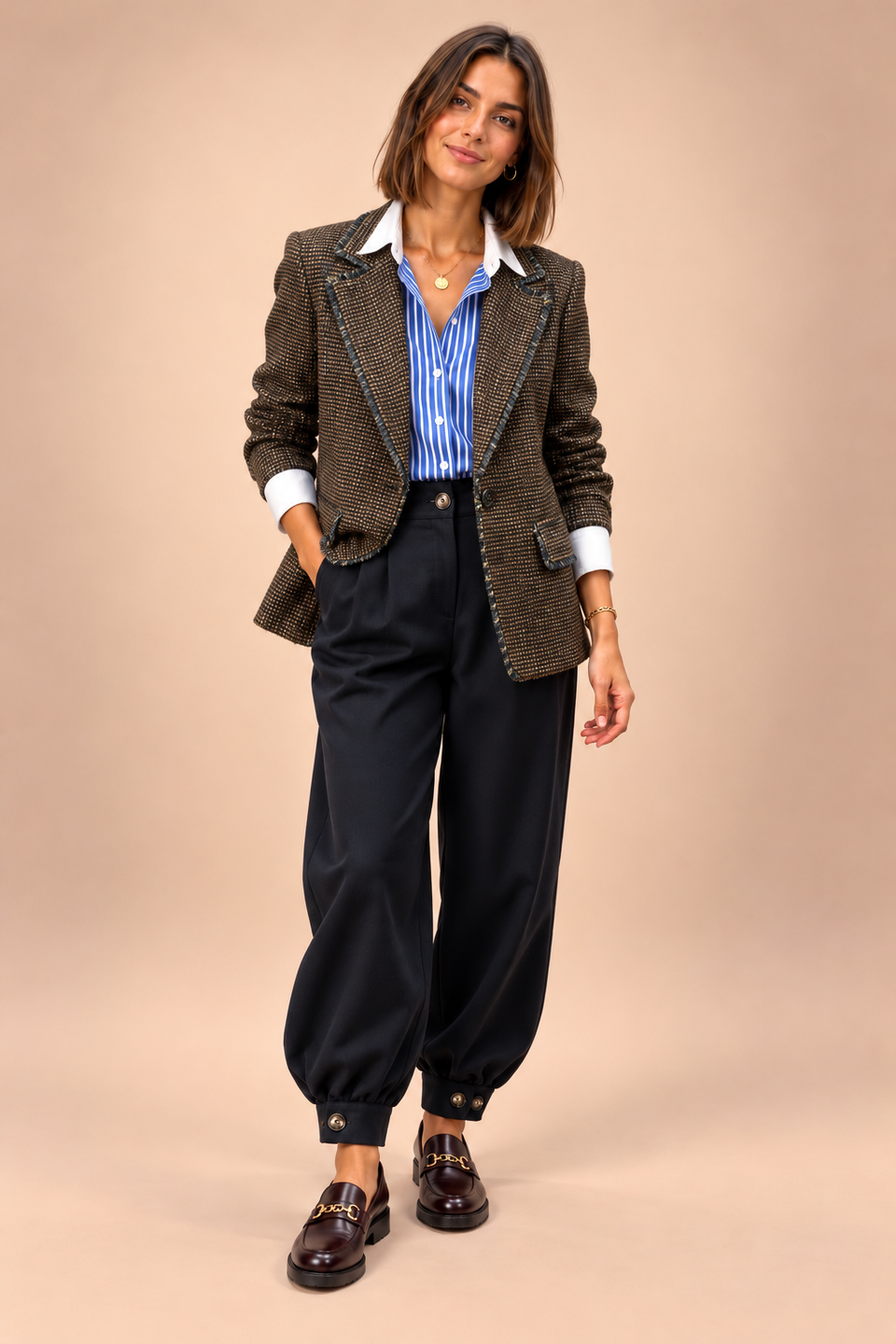 Pantalon Yes 7784 Marine - Image 3