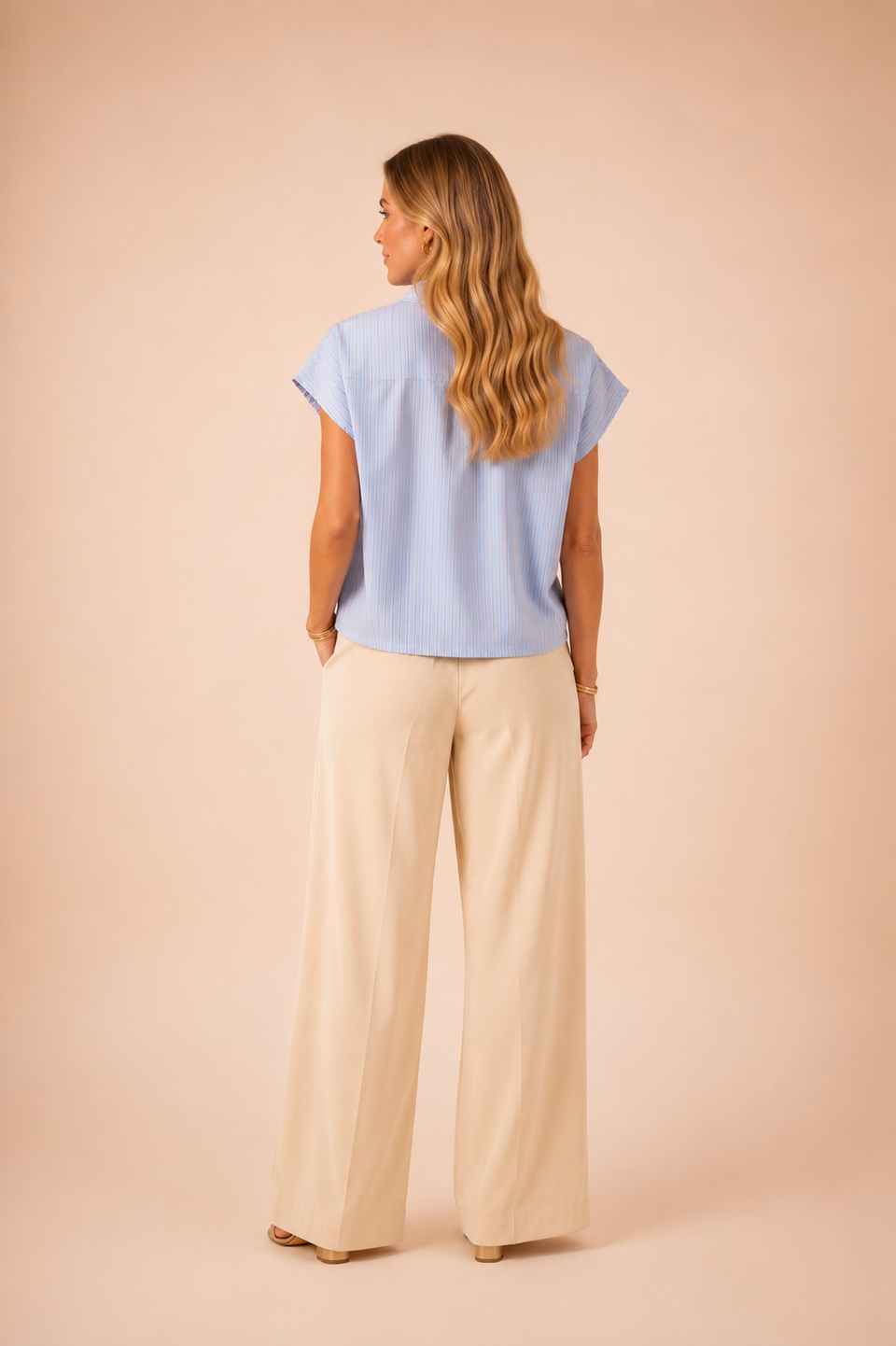Pantalon Yes 7693 Jaune - Image 4