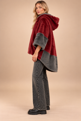 Manteau Melie Bordeaux