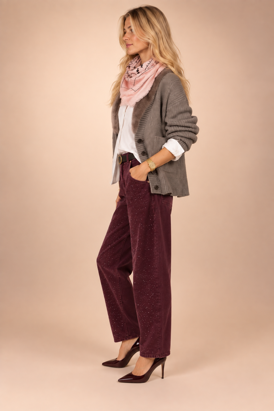 Gilet Military Gris - Image 3