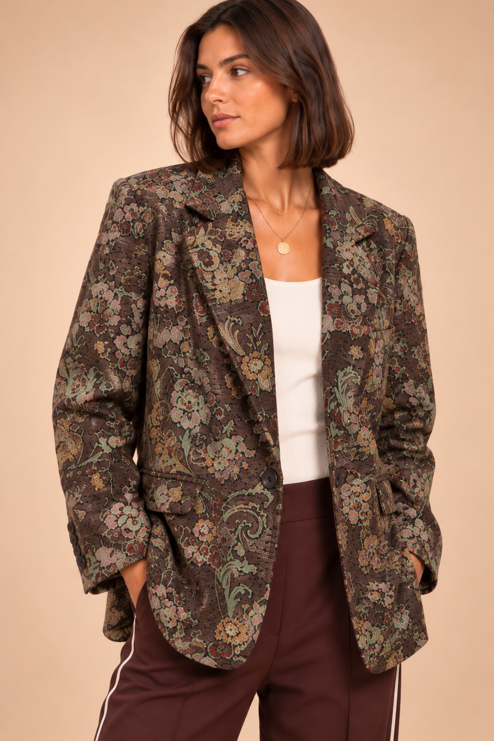 Veste Harlemy Marron - Image 1