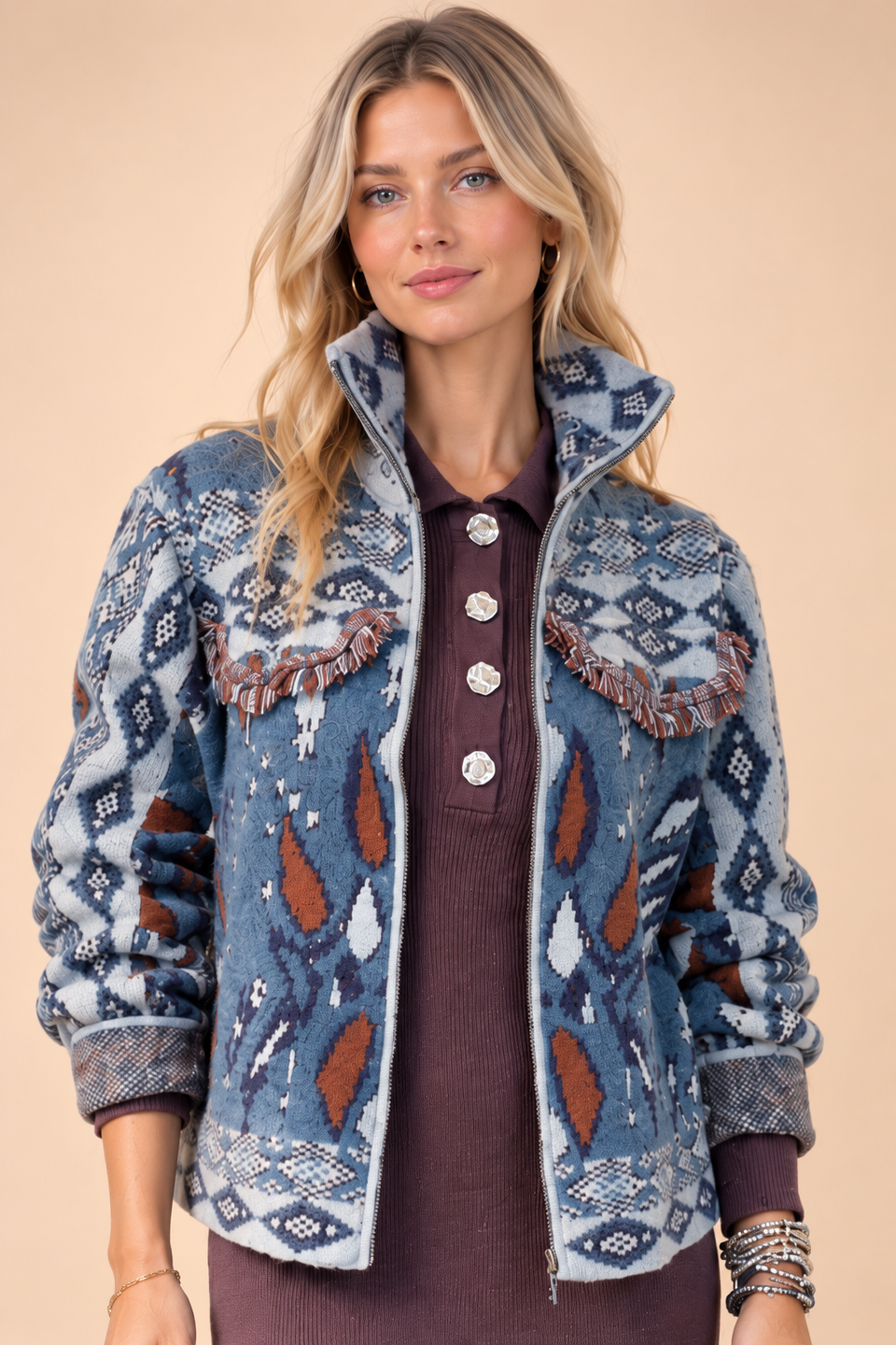 Gilet Nakari Bleu - Image 2