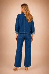 Pantalon Parmy Stone Bleu