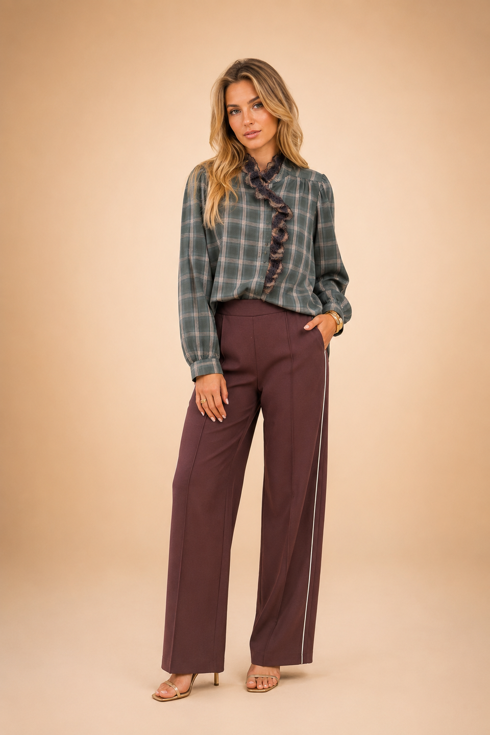 Pantalon Patriva Café - Image 1