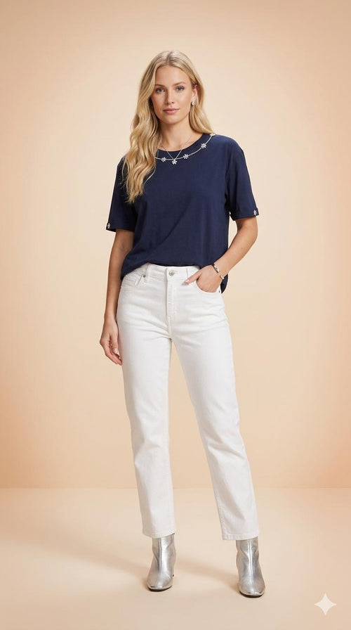 Jean ILVA 409 Blanc