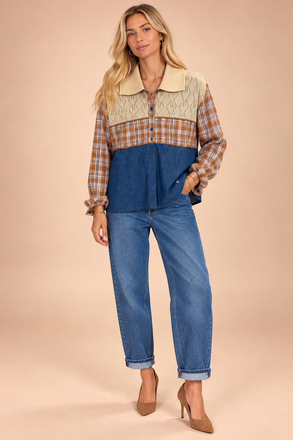 haut Rosalia Denim et O - Image 3