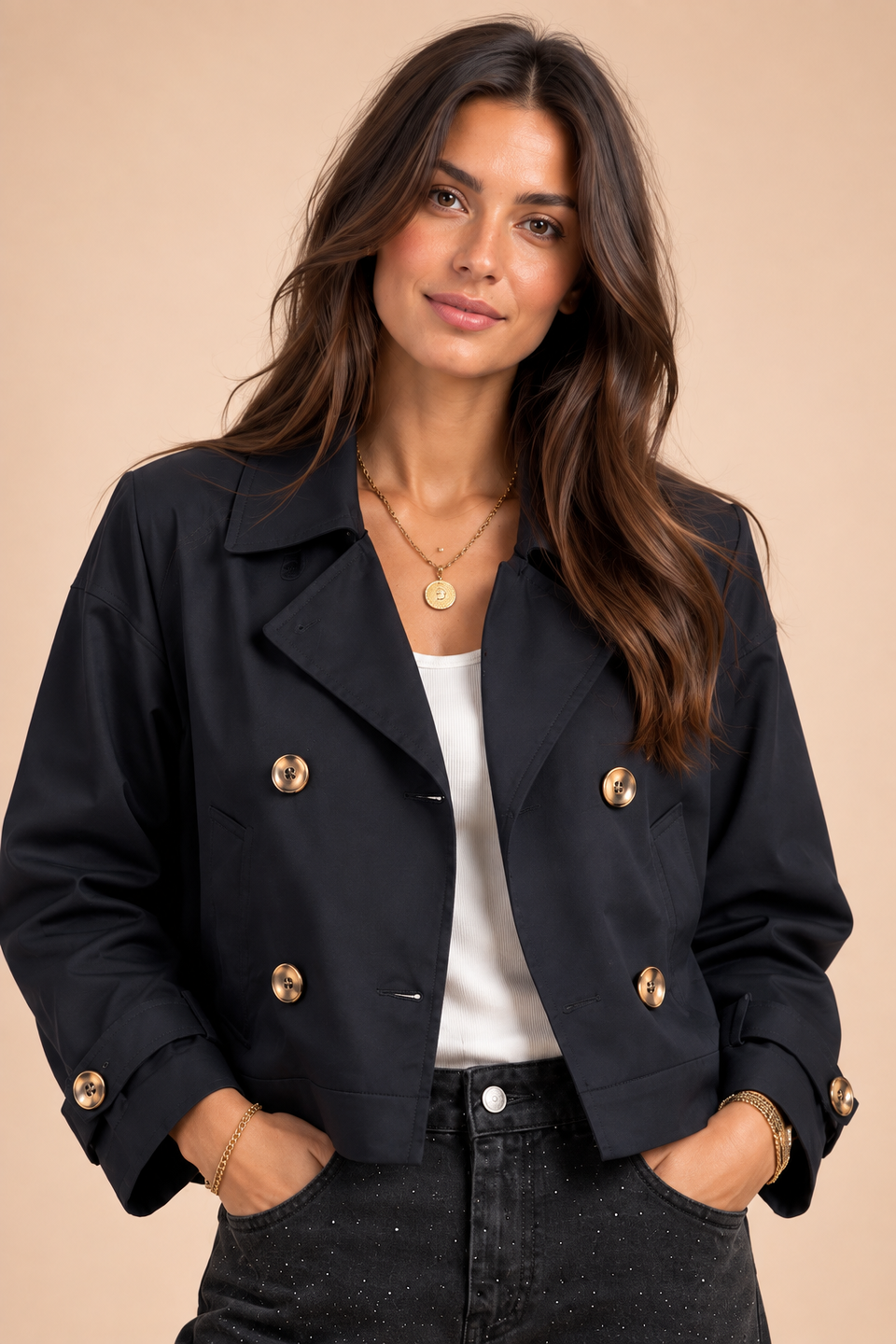 Veste Violette Noir - Image 1