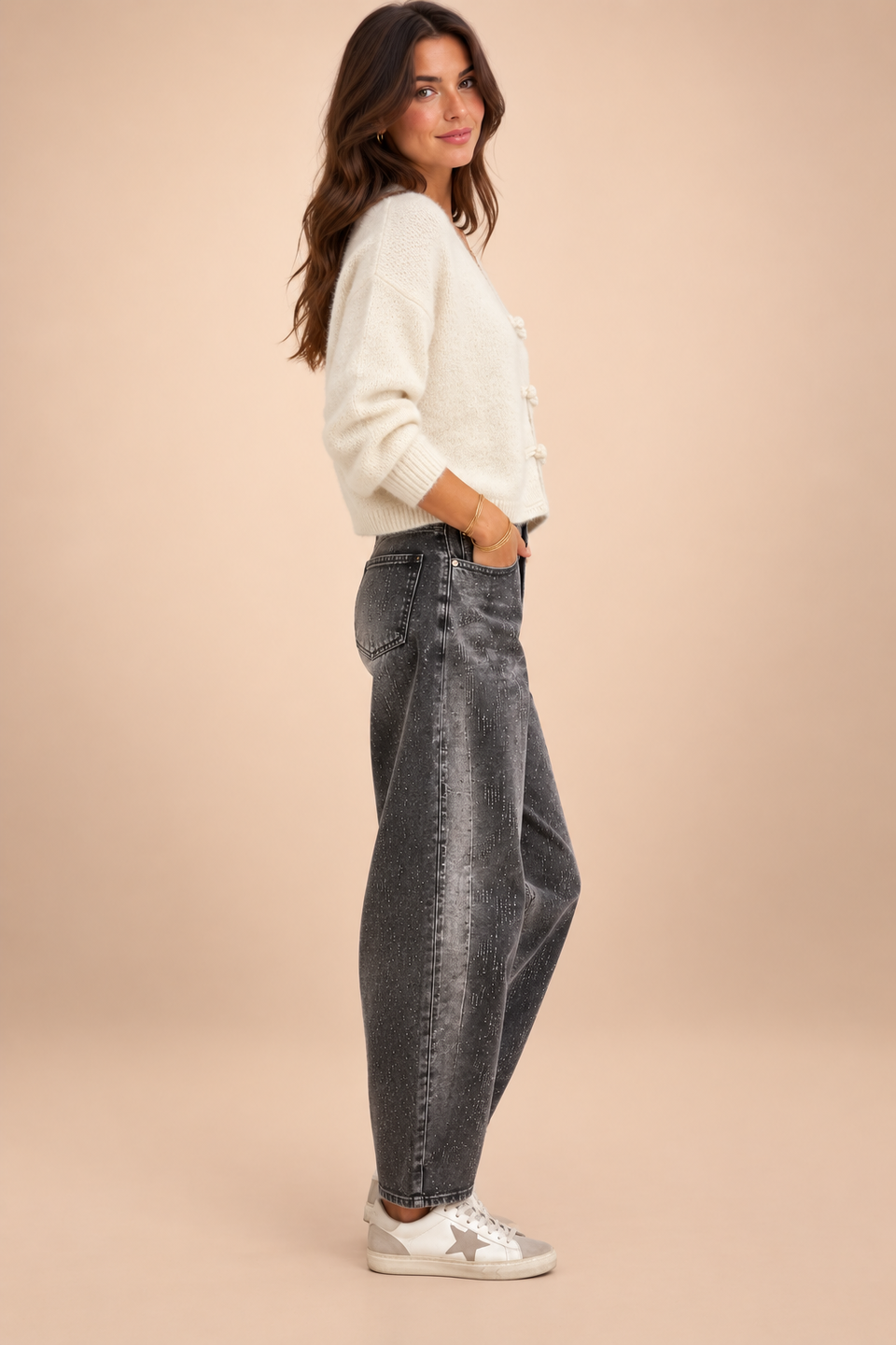 Gilet Carolina Ecru - Image 4