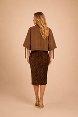 Veste Oryn Patchwork Camel