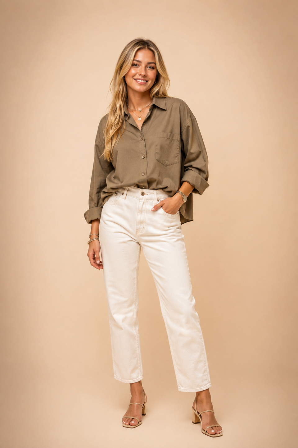 Jean ILVA 409 Blanc - Image 2
