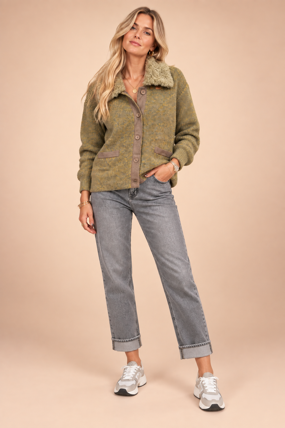 Gilet Benjy Kaki - Image 3