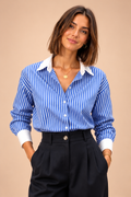 Chemise Yes 4849 Bleu-1