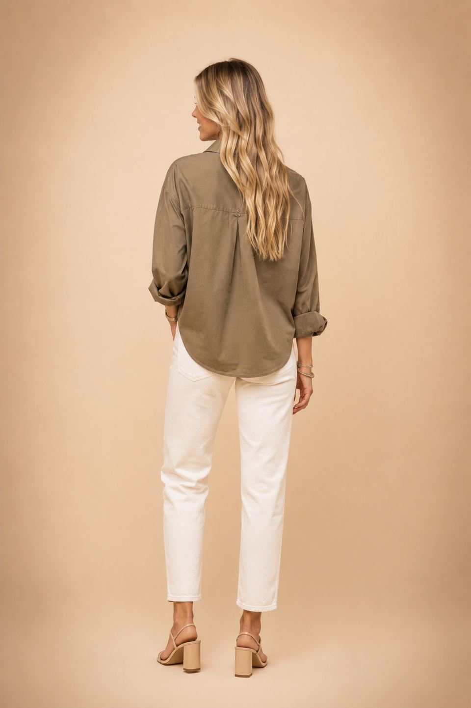Chemise Arlety Kaki - Image 4