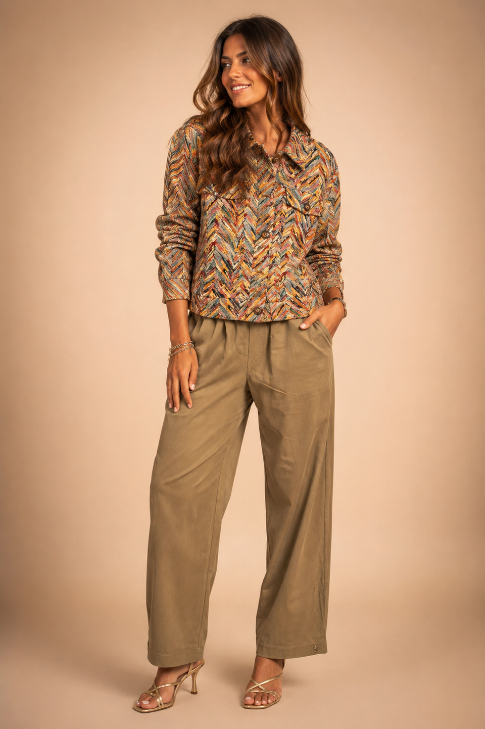Pantalon Claire Kaki - Image 1