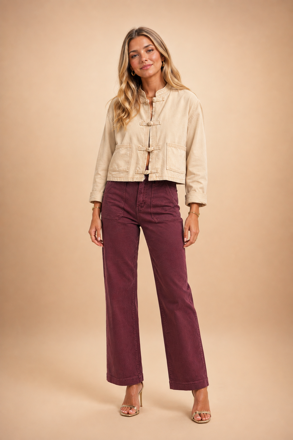 Pantalon Parmy Aubergine - Image 2