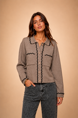 Gilet Valiano Taupe