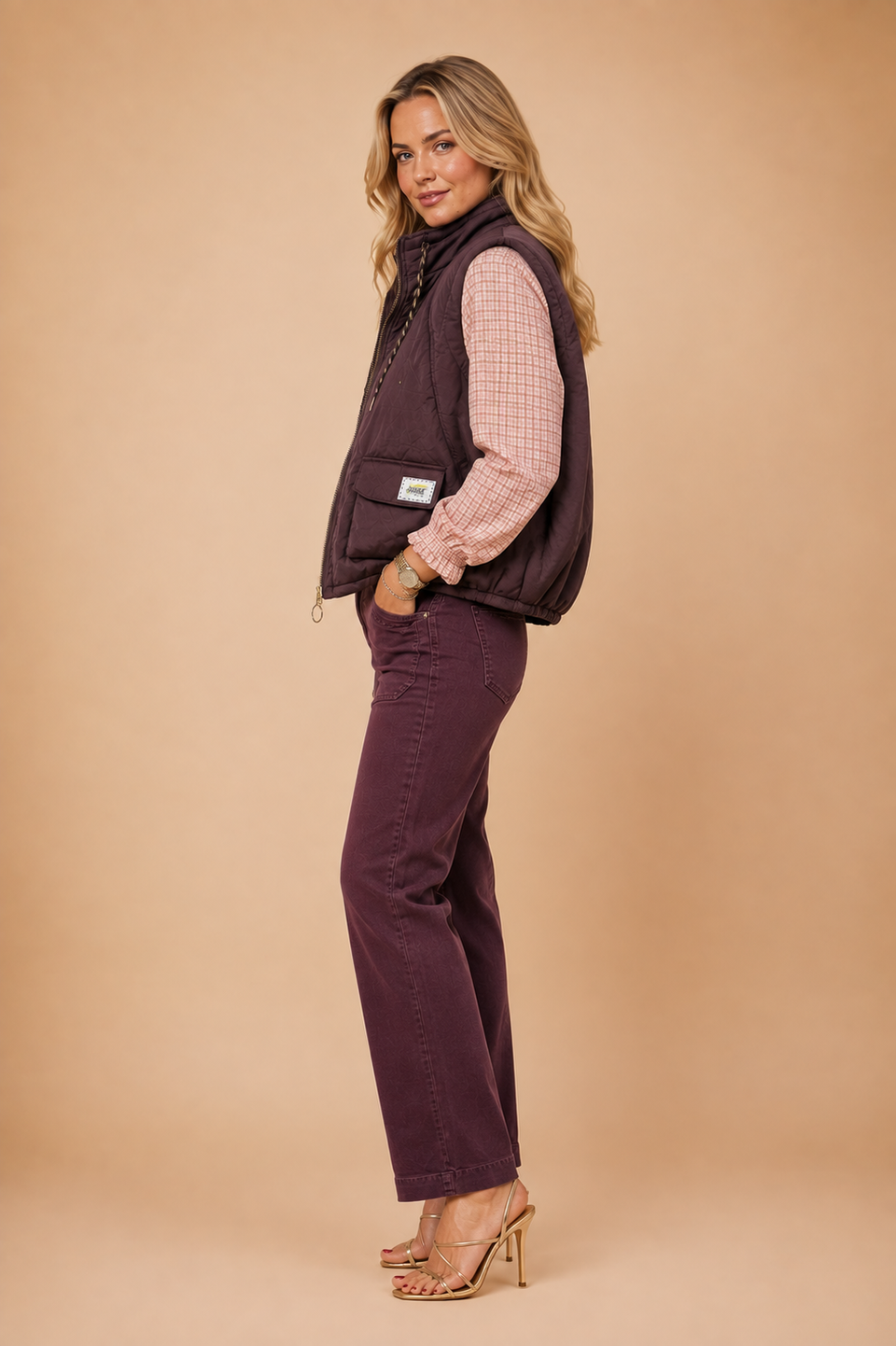 Pantalon Parmy Aubergine - Image 3