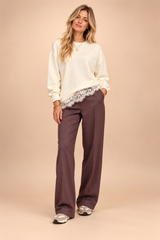 Pantalon Perliva Café