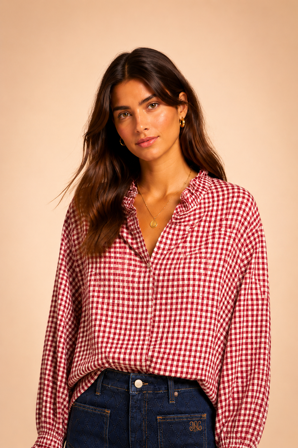 Chemise Coraline Bordeaux - Image 2