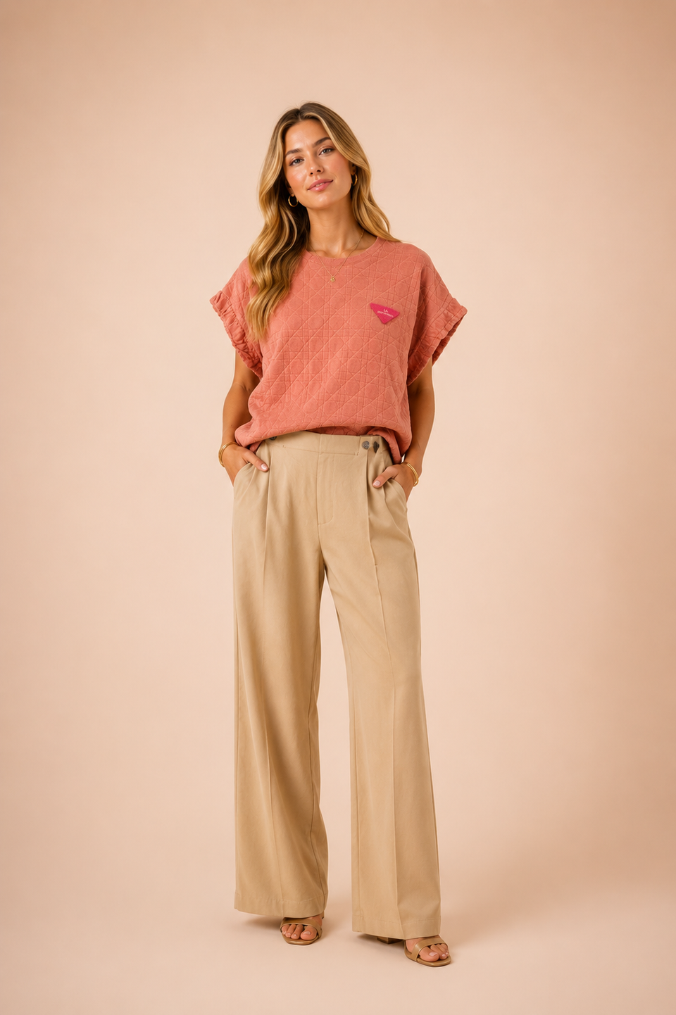 Pantalon Nolise Beige - Image 1