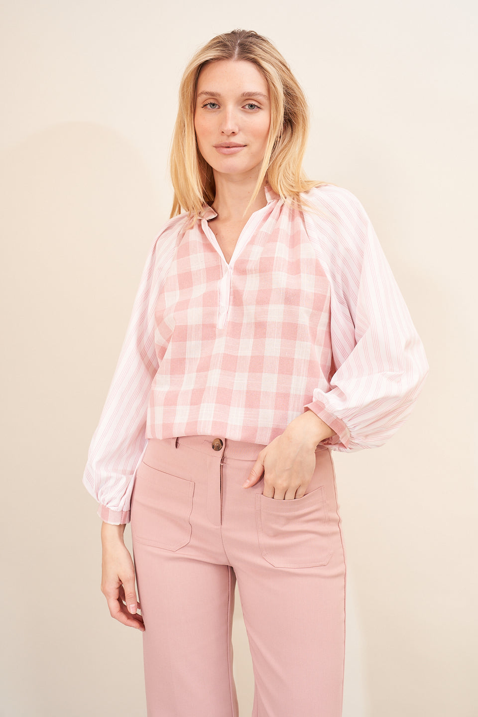 Chemise ILVA 06024 Rose - Image 1