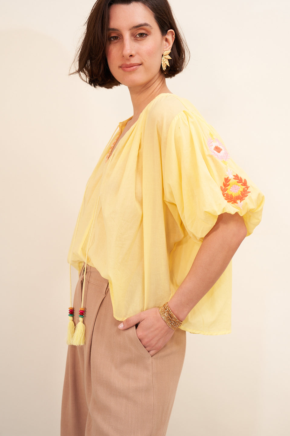 Chemise Dunya Jaune - Image 1