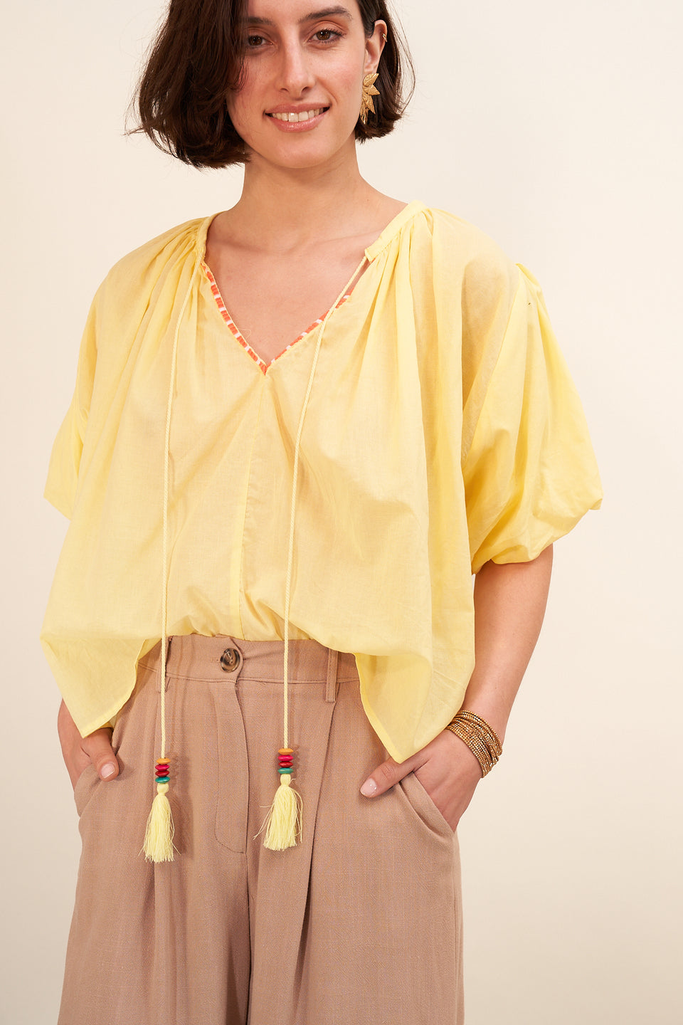 Chemise Dunya Jaune - Image 4