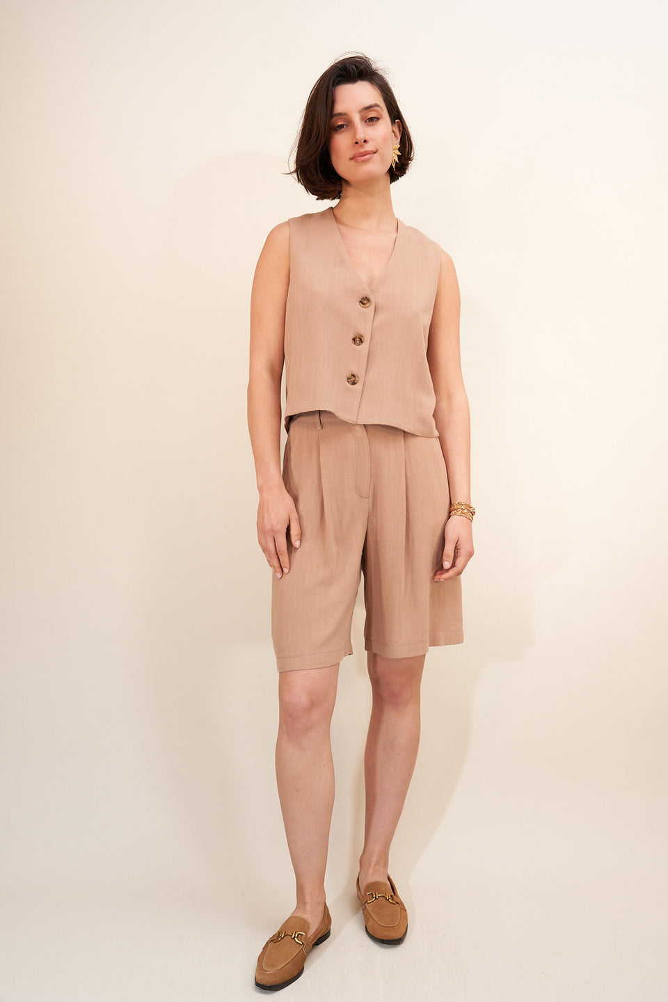 Short Celine Beige - Image 3