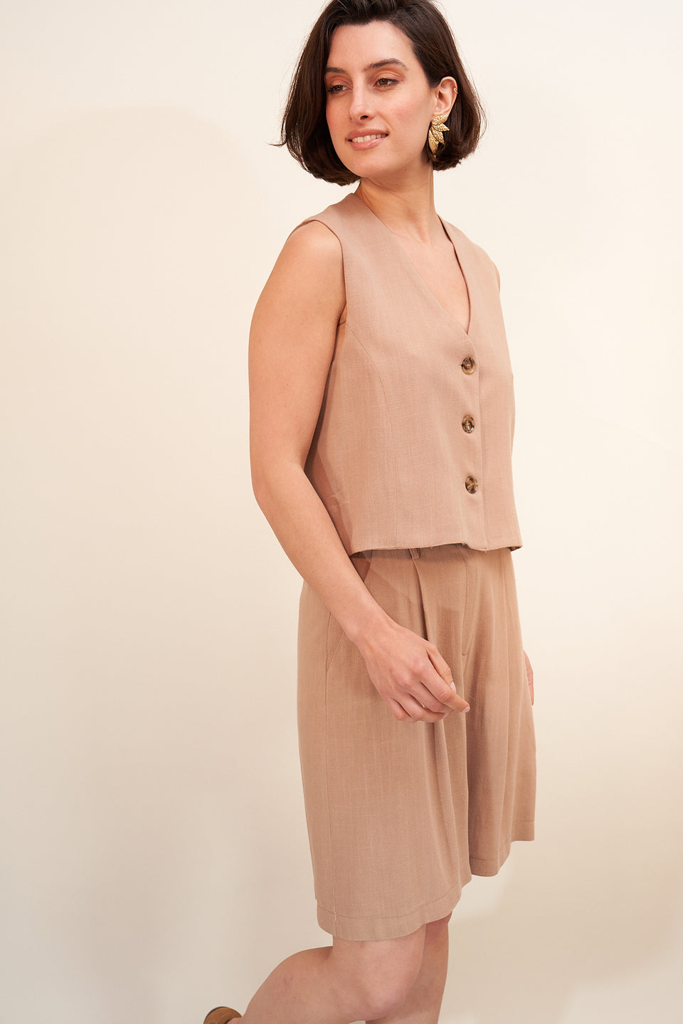 Gilet Georgi Beige - Image 3