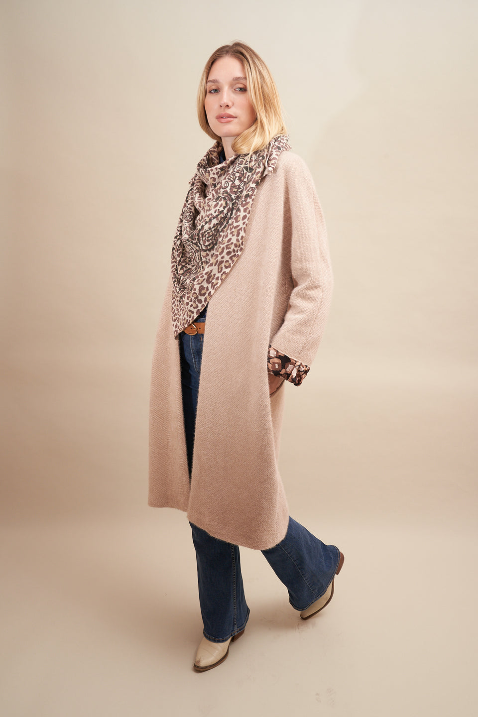 Manteau Sarah miel Beige - Image 1