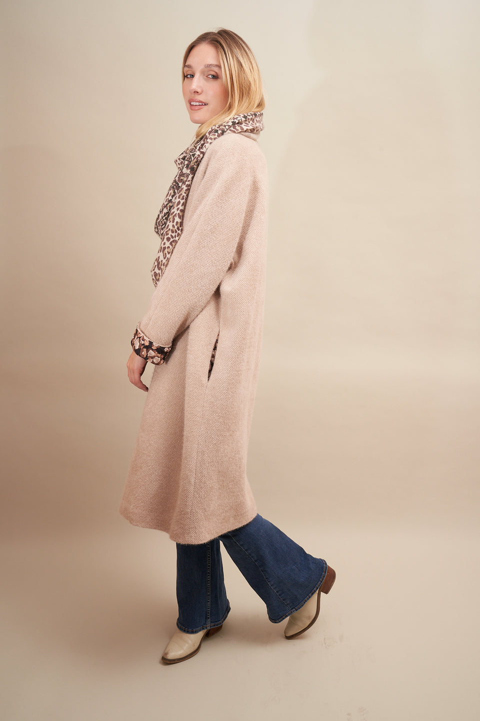 Manteau Sarah miel Beige - Image 7