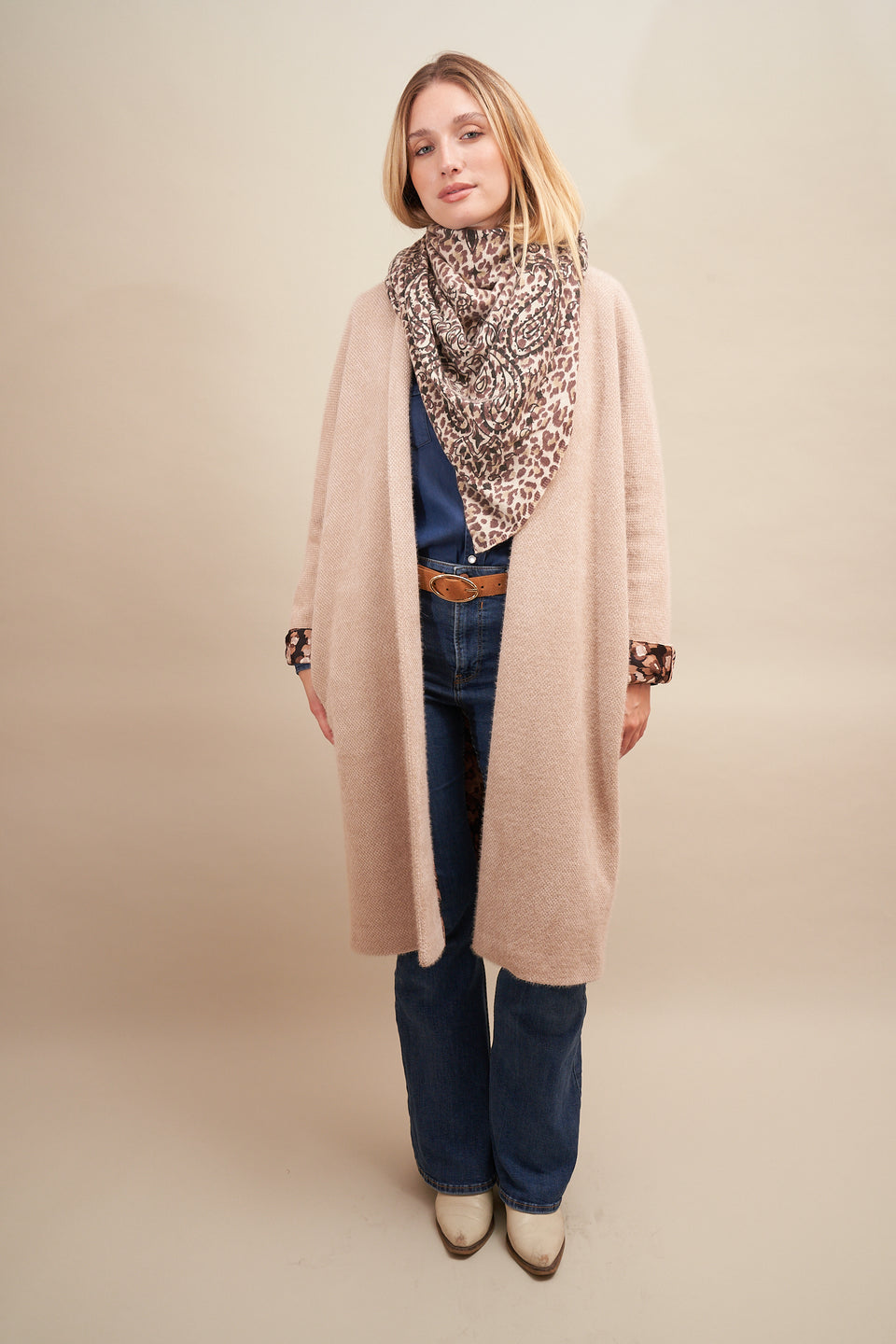 Manteau Sarah miel Beige - Image 5