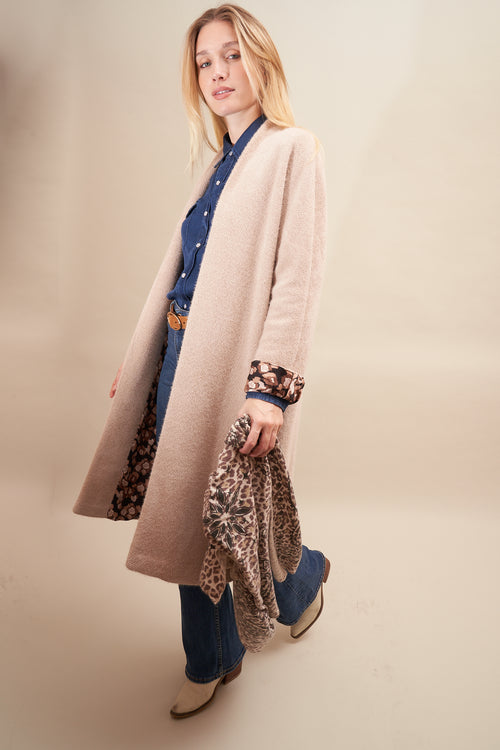 Manteau Sarah miel Beige