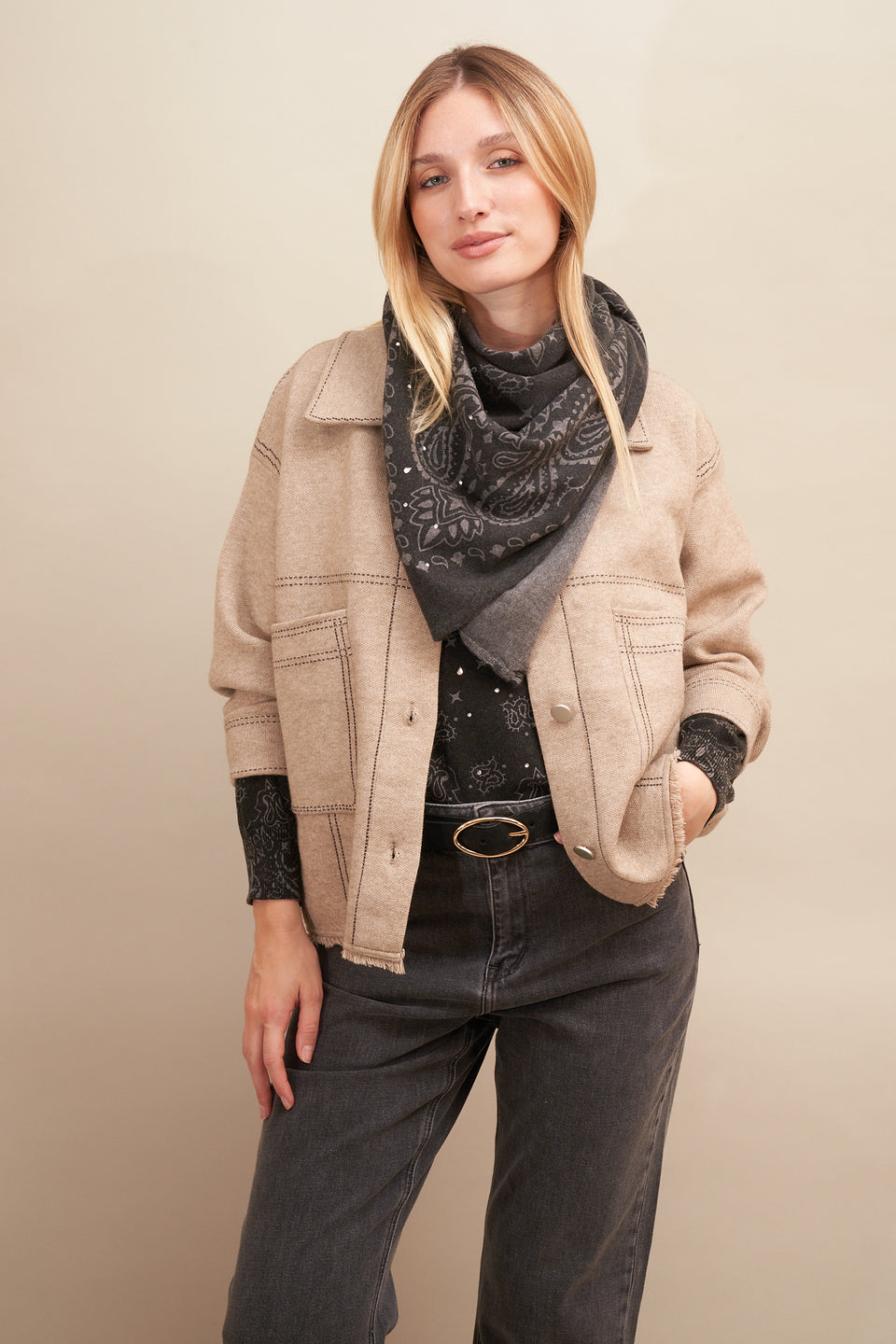 Gilet Tommy Beige - Image 5