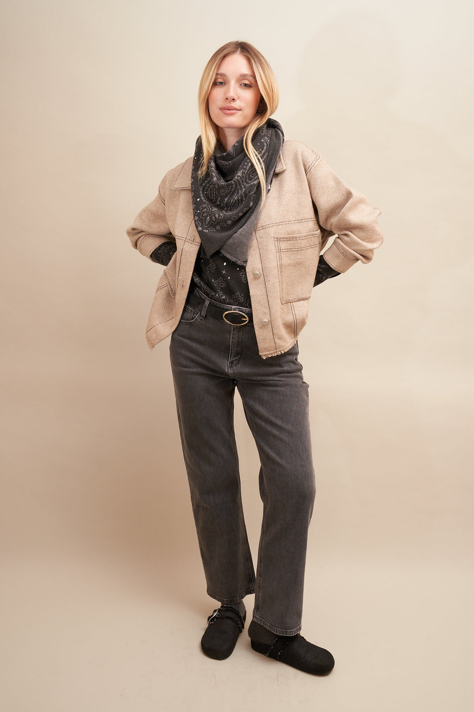 Gilet Tommy Beige - Image 4