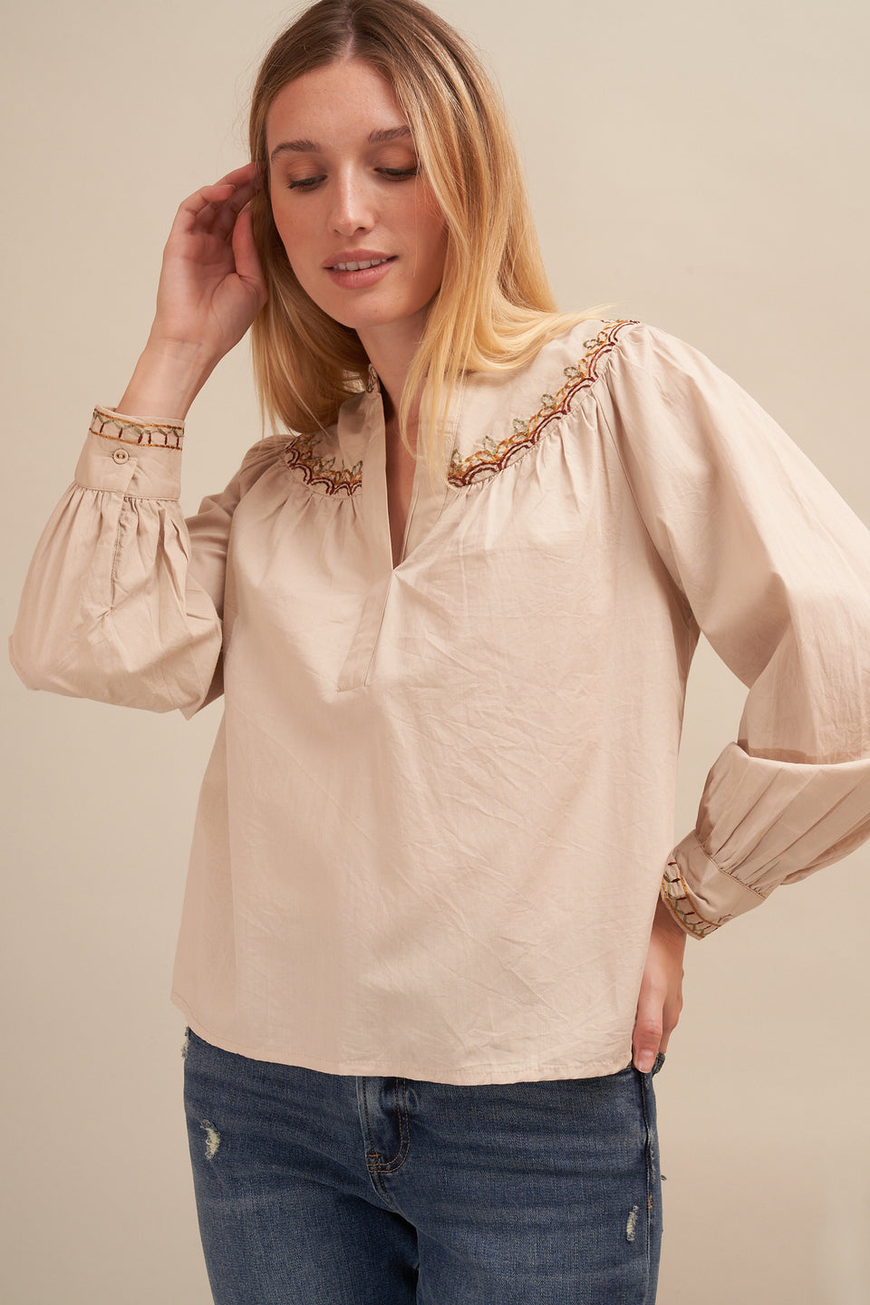 Chemise Rania Beige - Image 1