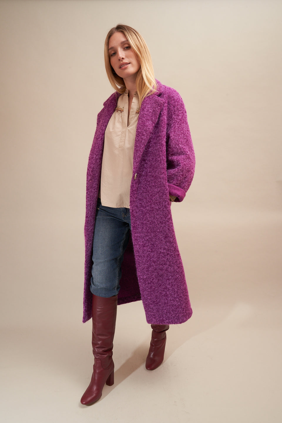 Manteau Eve  Violet - Image 1