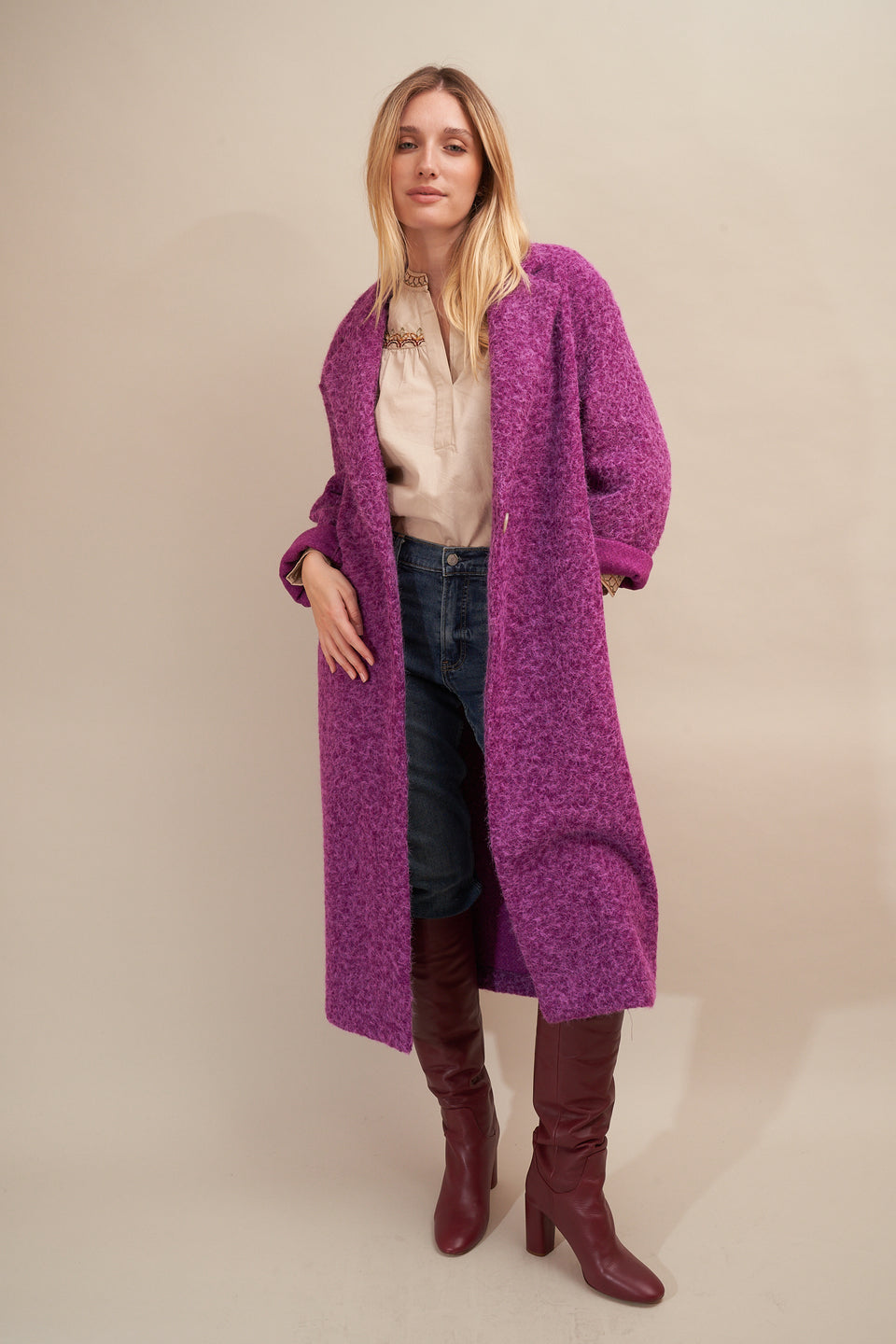 Manteau Eve  Violet - Image 2