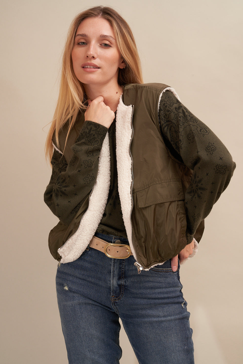 Gilet trish Kaki - Image 1