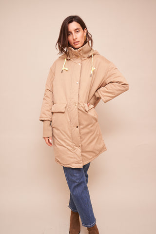 Manteau Eve Rose poudré