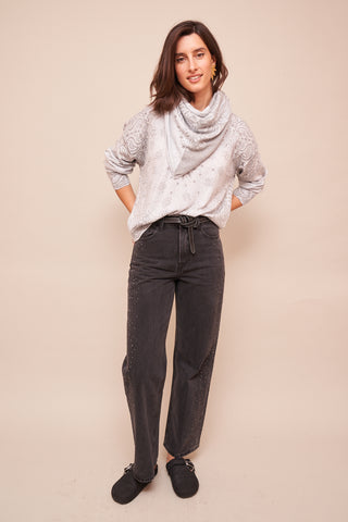 Pantalon Dave Rayé Gris