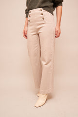 Jeans ILVA 413 Beige foncé