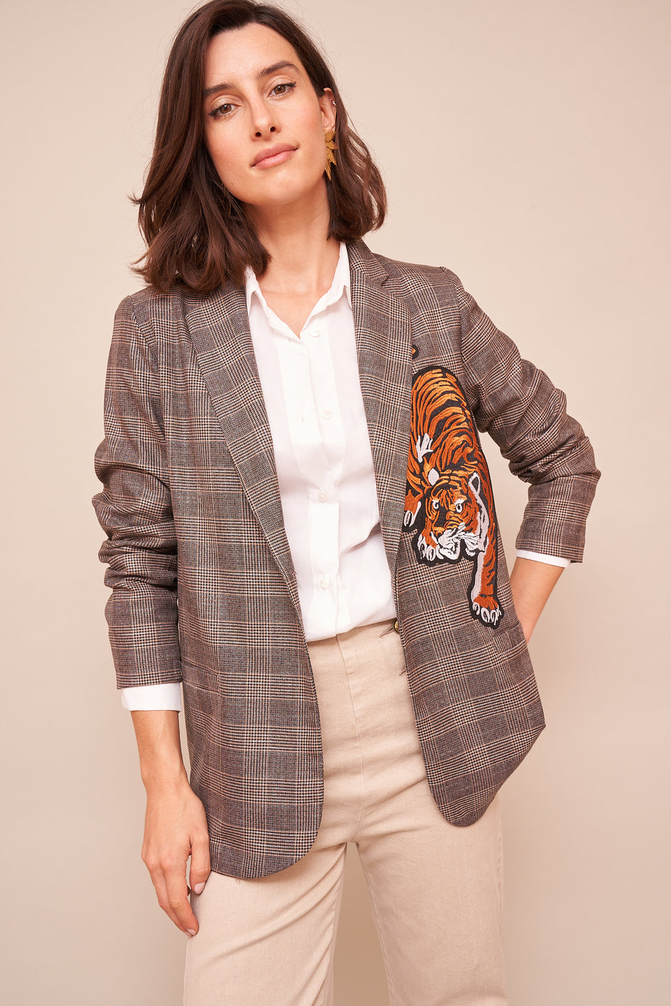 Blazer Tiger Marron - Image 5