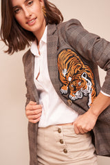 Blazer Tiger Marron