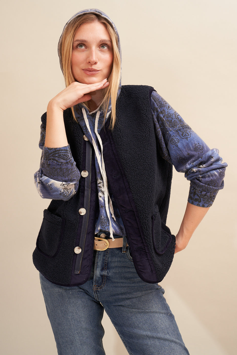 Gilet Solal Carbone - Image 1