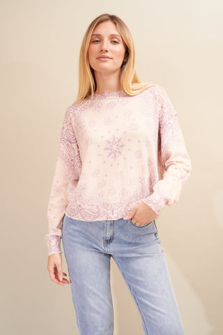 Pull Riga Gris Rose