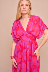 Robe Ursula Violet/ Fuchsia