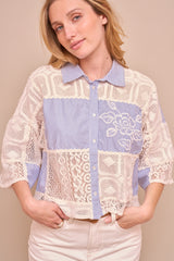 Chemise Salbama Bleu