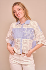 Chemise Salbama Bleu
