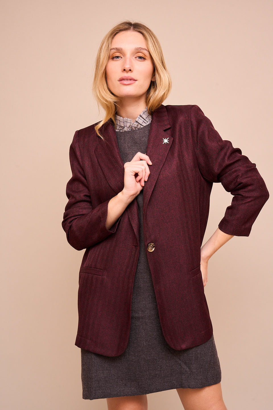 Blazer Etoile Bordeaux - Image 4